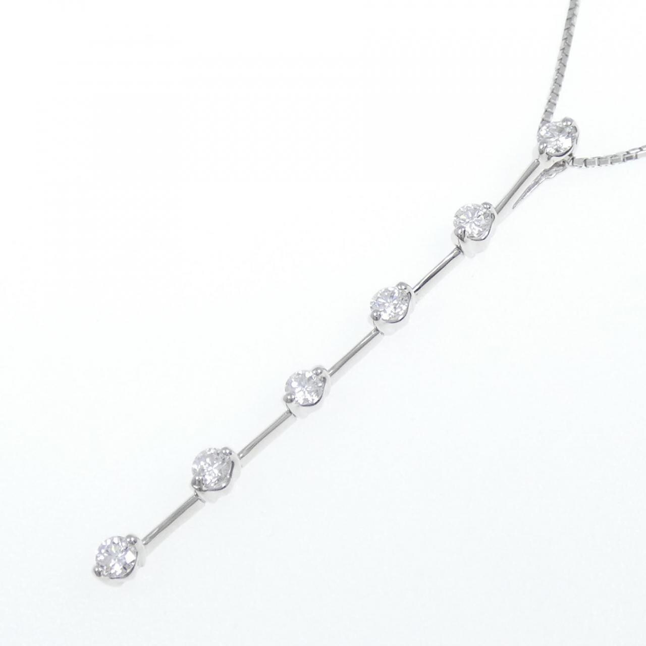 LINE ダイヤモンド ネックレス 0.50CT