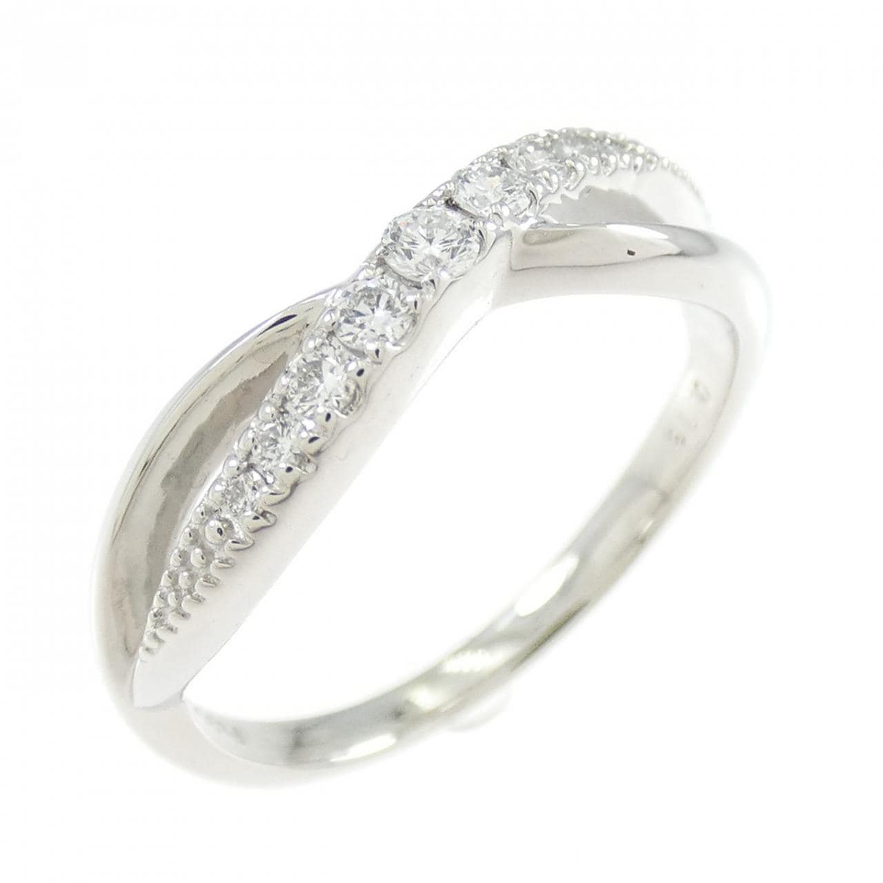 PT900 Diamond Ring 0.13CT