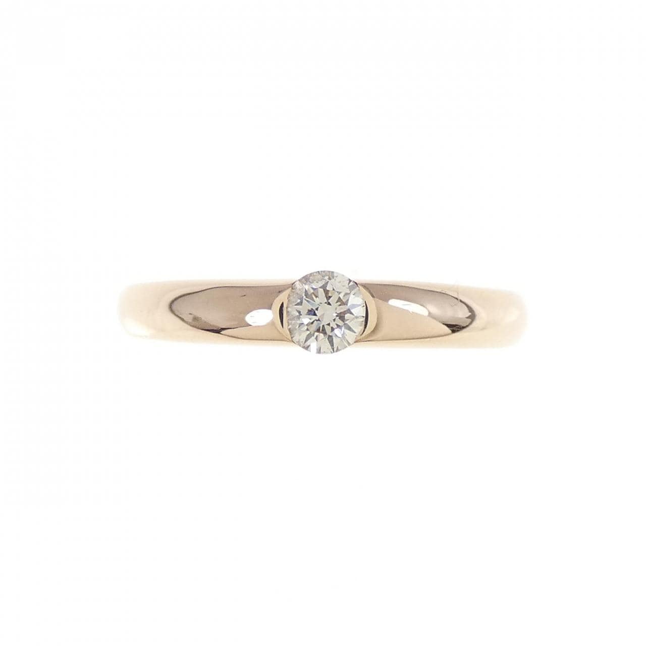 K18PG ダイヤモンド リング 0.10CT