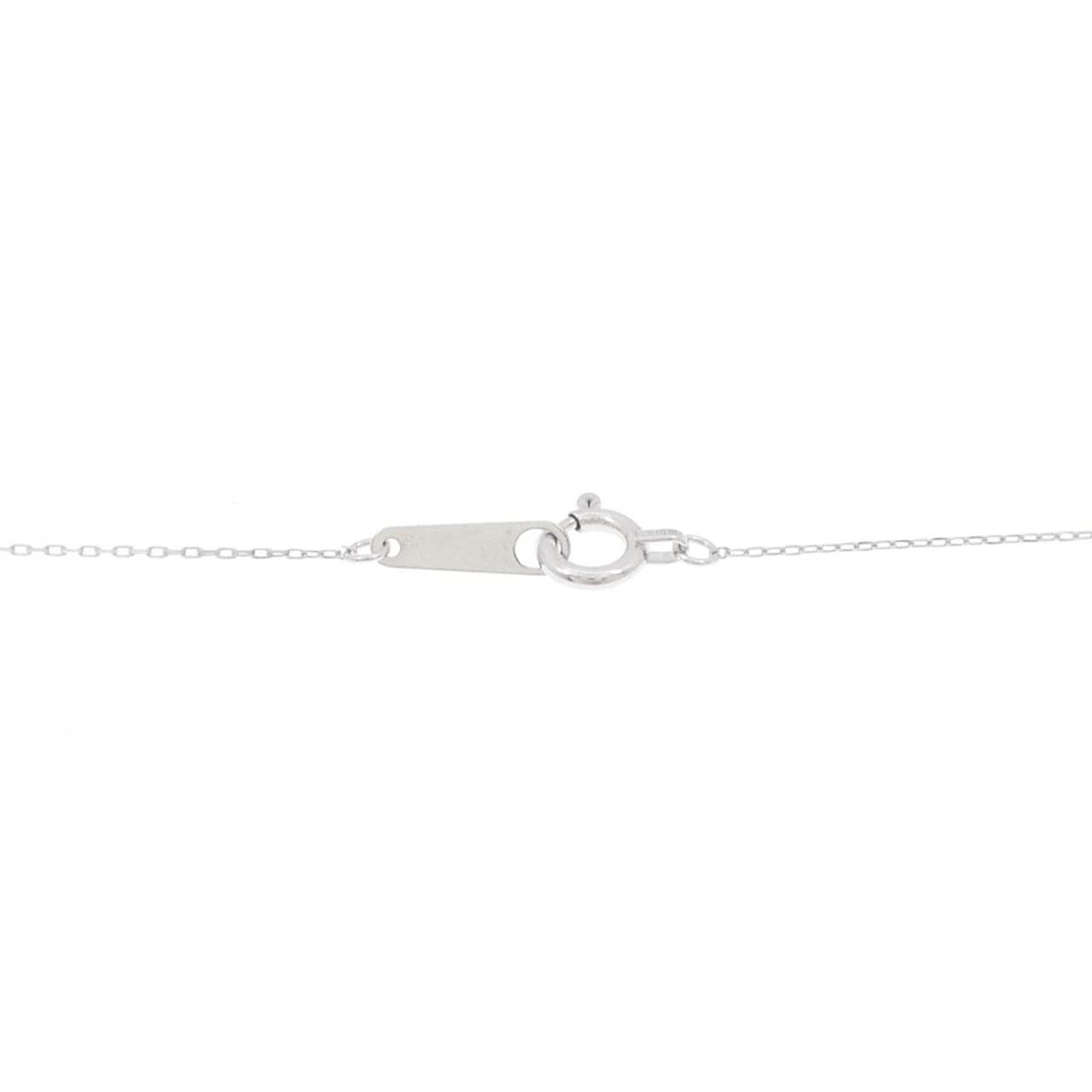 K18WG ダイヤモンド ネックレス 0.10CT