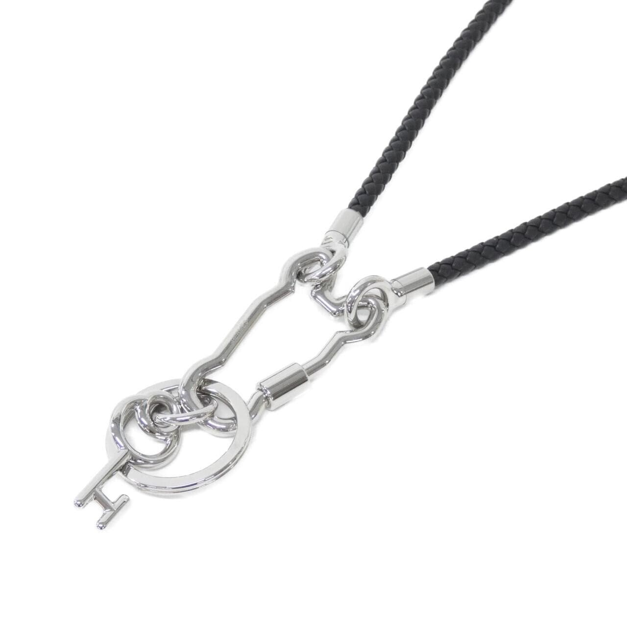 HERMES Cle Cheval Snap Hook 100025FJ Necklace