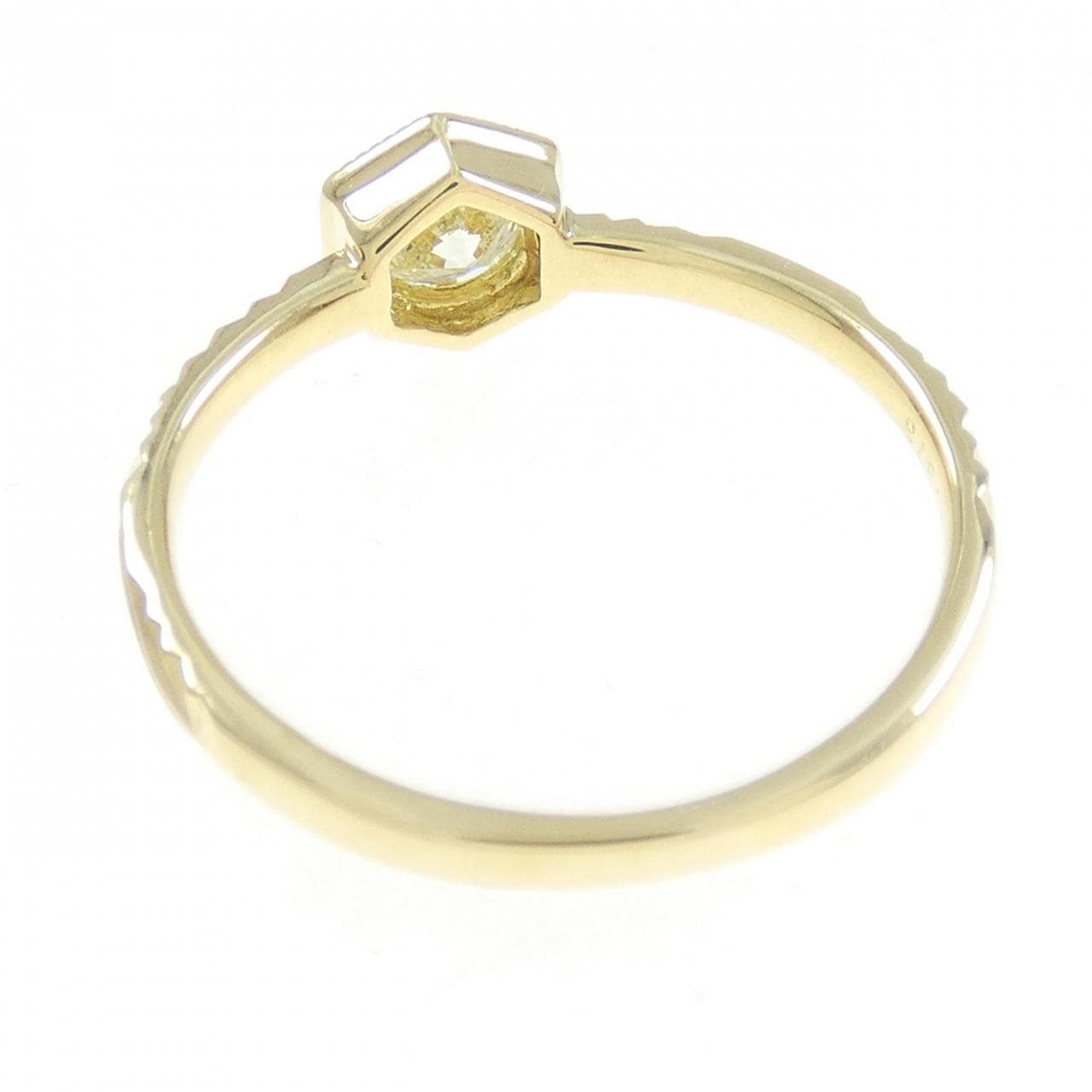 K18YG ダイヤモンド リング 0.373CT
