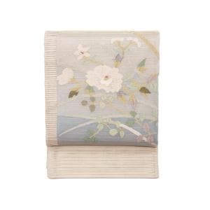 【未使用品】夏袋帯　絽綴織　芯なし仕立