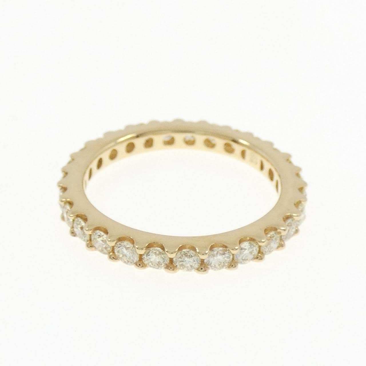 K18YG フルエタニティ ダイヤモンド リング 1.00CT