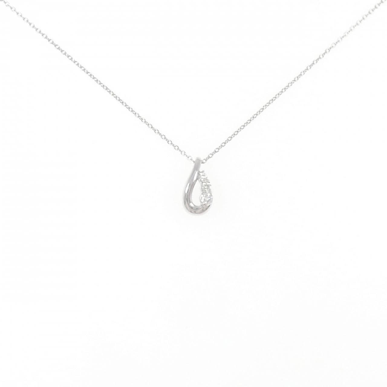 K18WG Diamond necklace