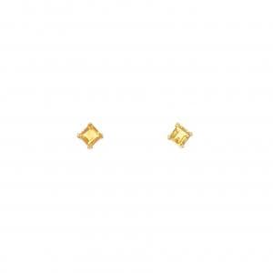 K18YG シトリン ピアス