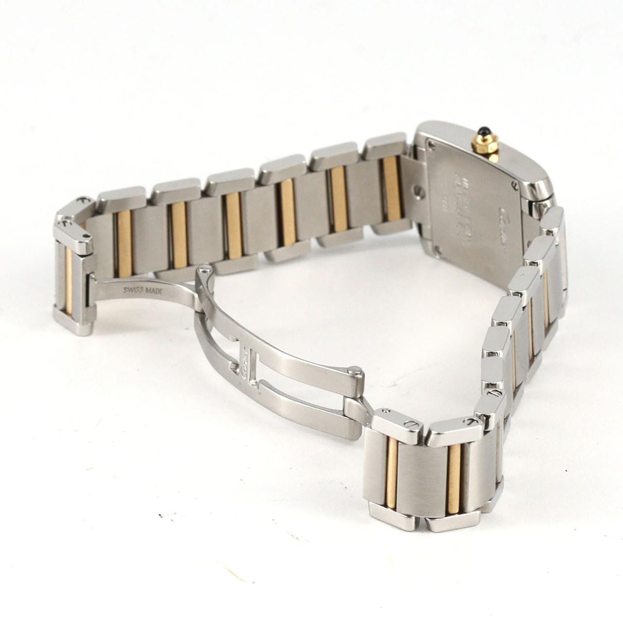 カルティエ タンクフランセーズSM コンビ W51007Q4 SSxYG クォーツ