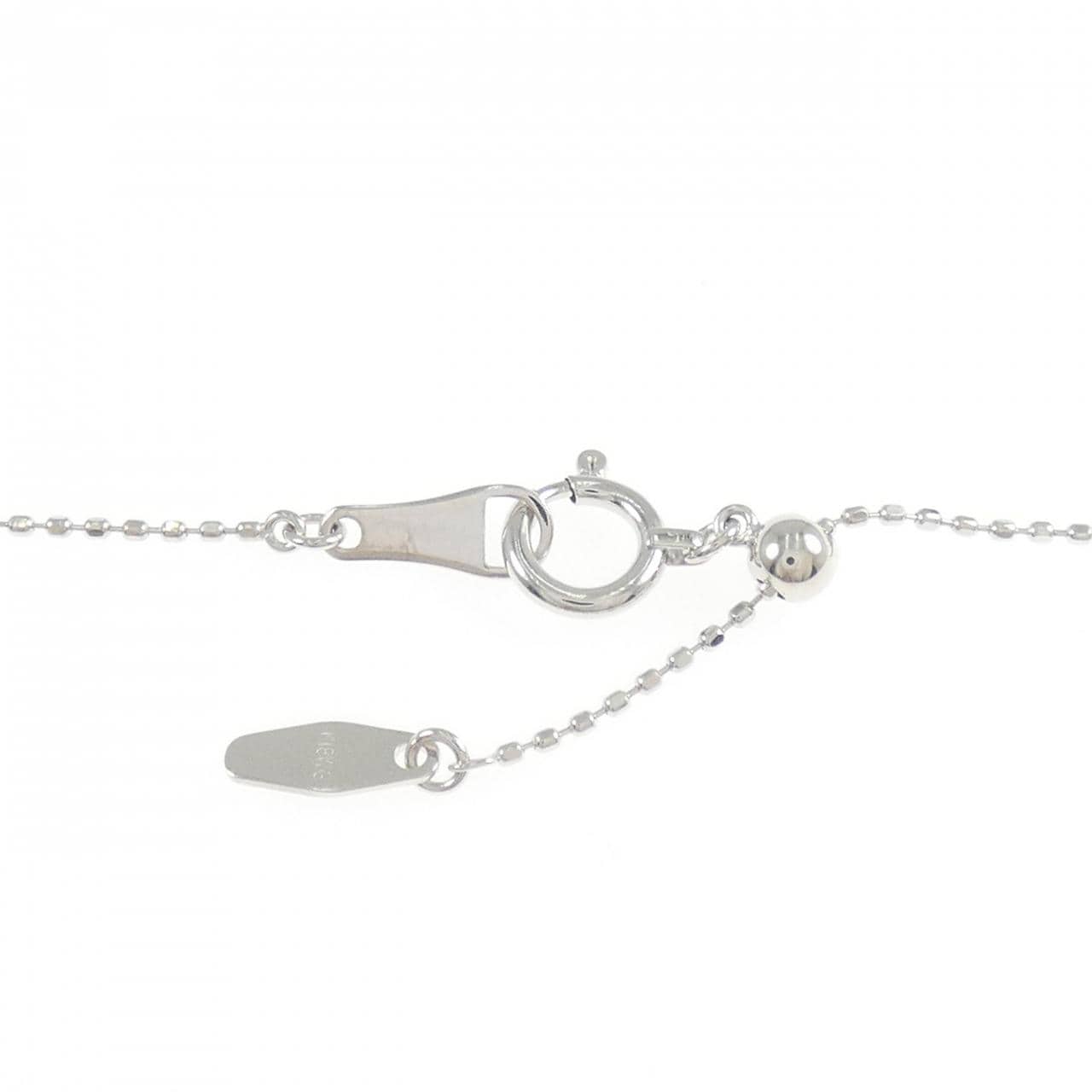 K18WG ダイヤモンド ネックレス 0.50CT