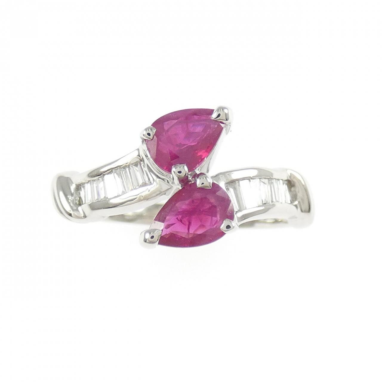 PT850 ルビー リング 1.00CT