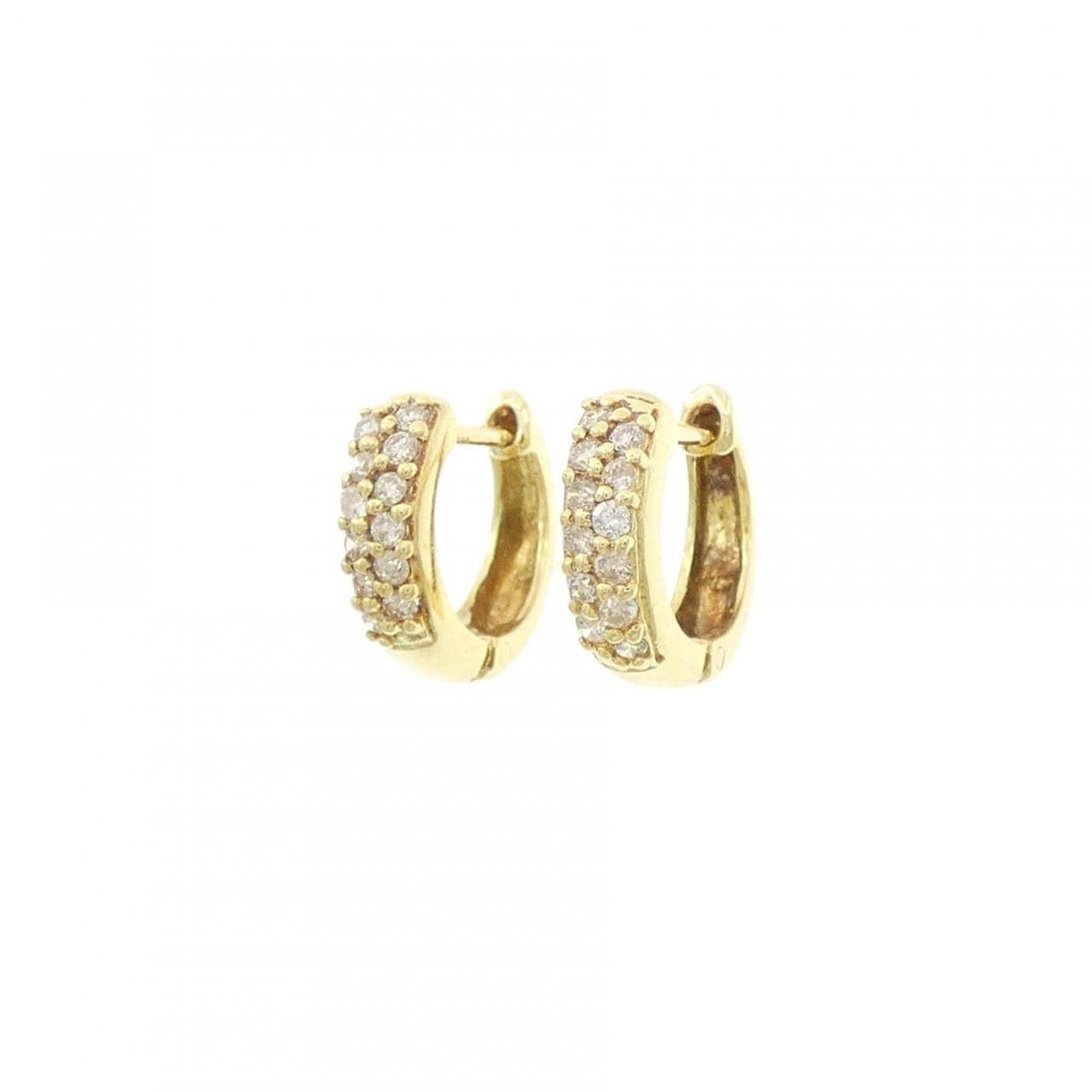 K18YG ダイヤモンド ピアス 0.20CT