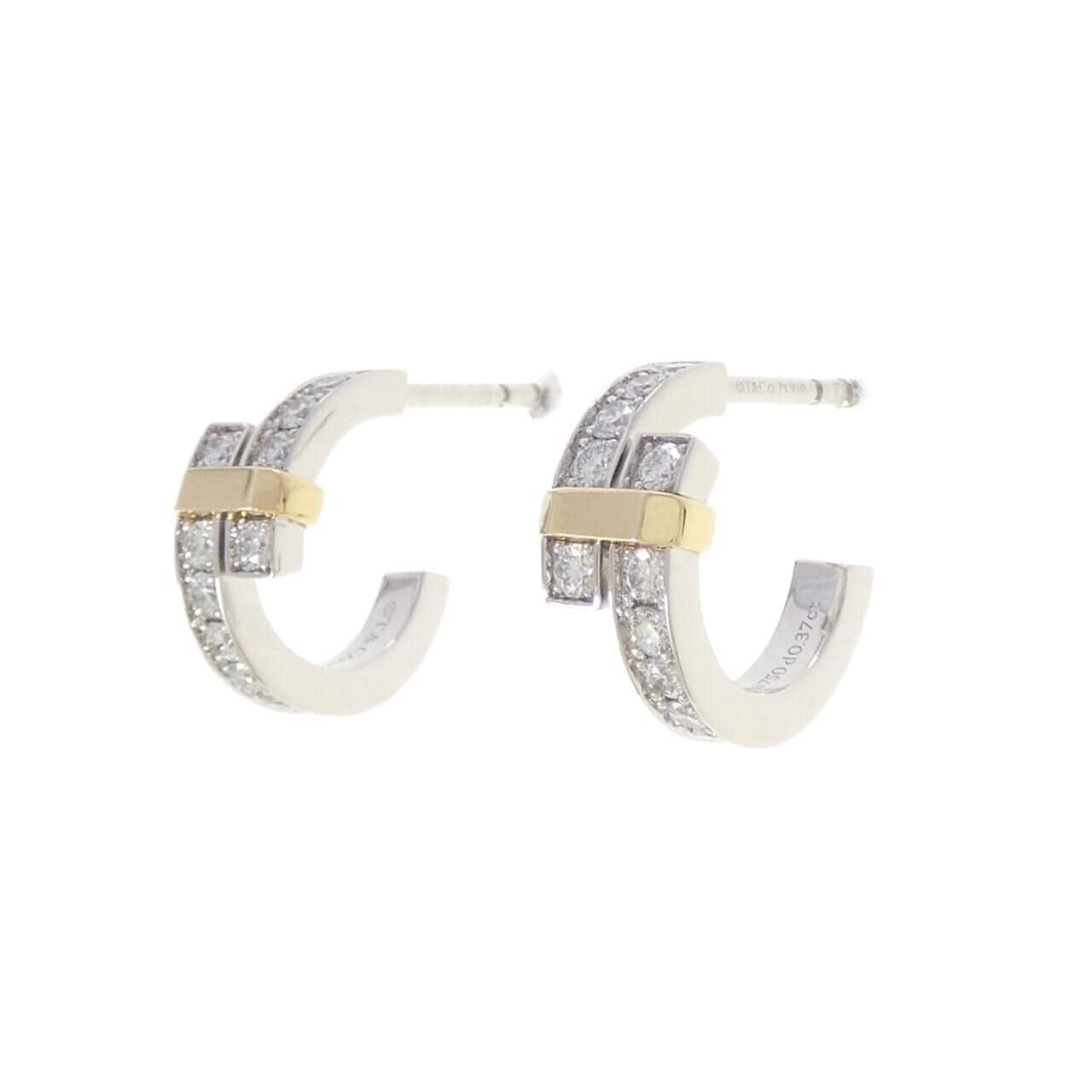ティファニー エッジ フープ ピアス 0.74CT