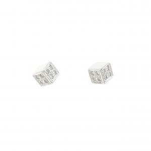 K14WG ダイヤモンド ピアス 0.10CT