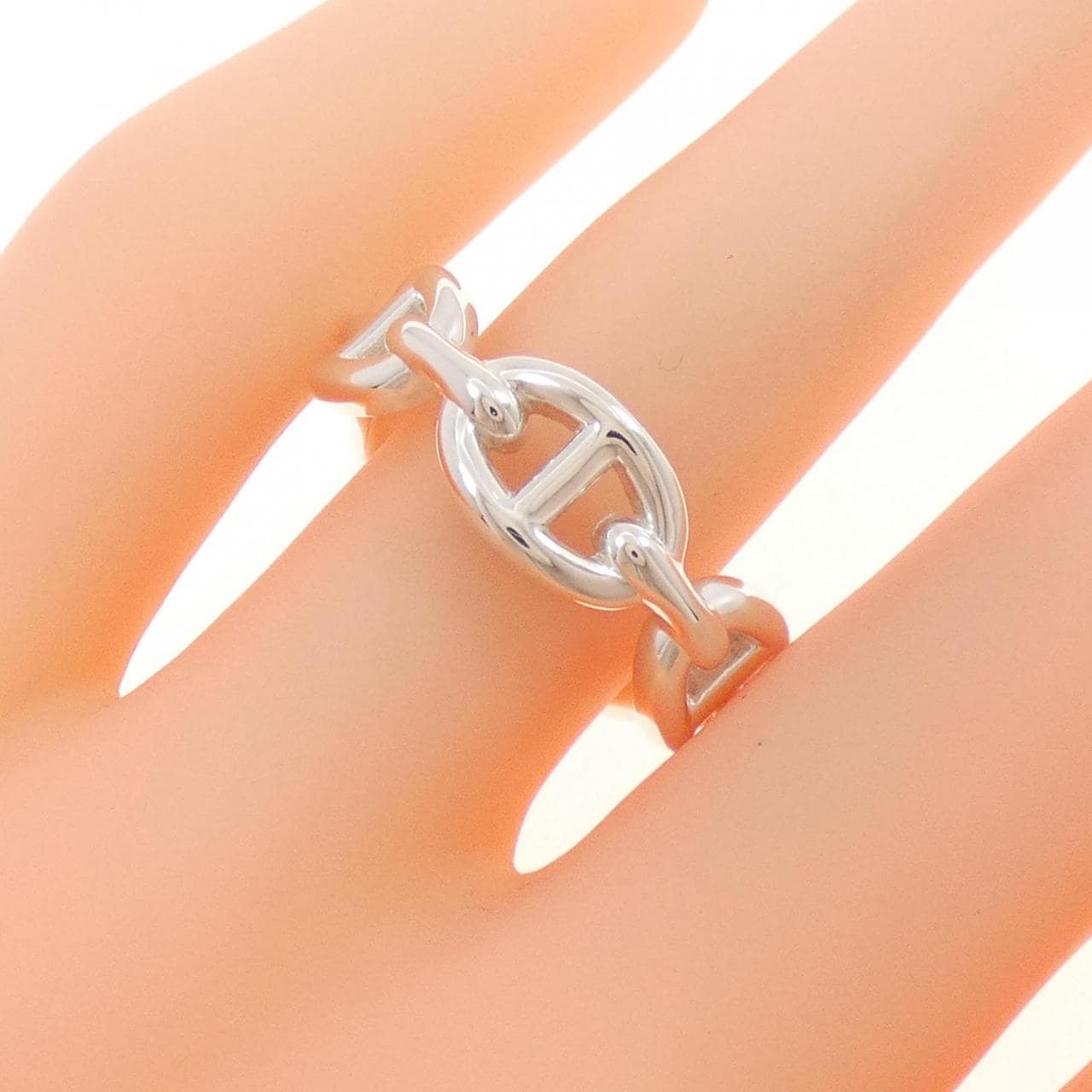 HERMES Chène d&#39;Angle Anchenée Ring