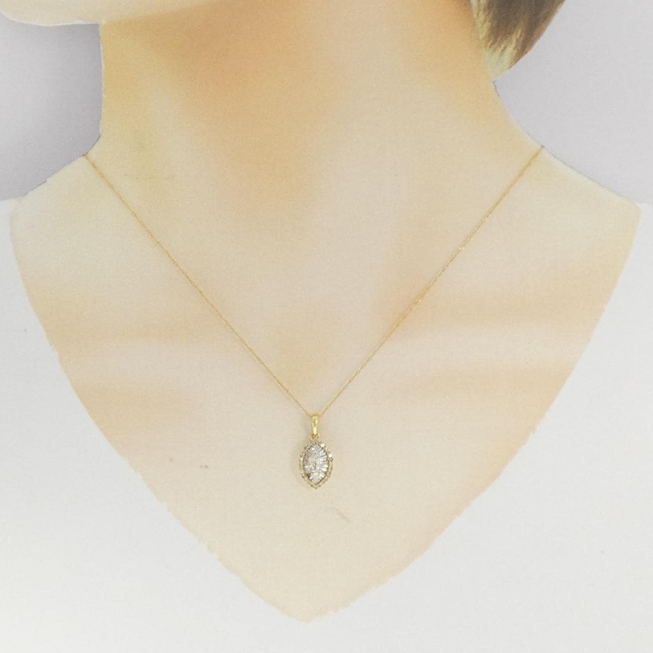 K18YG ダイヤモンド ネックレス 0.50CT