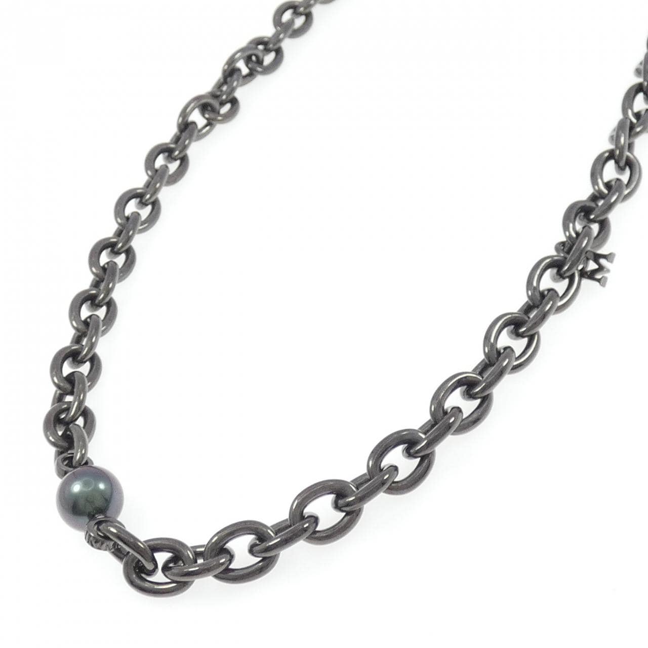 MIKIMOTO black butterfly pearl necklace 11mm