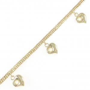 K18YG ハート アンクレット
