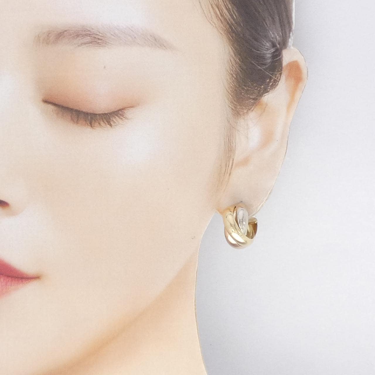 750スリーカラー ピアス