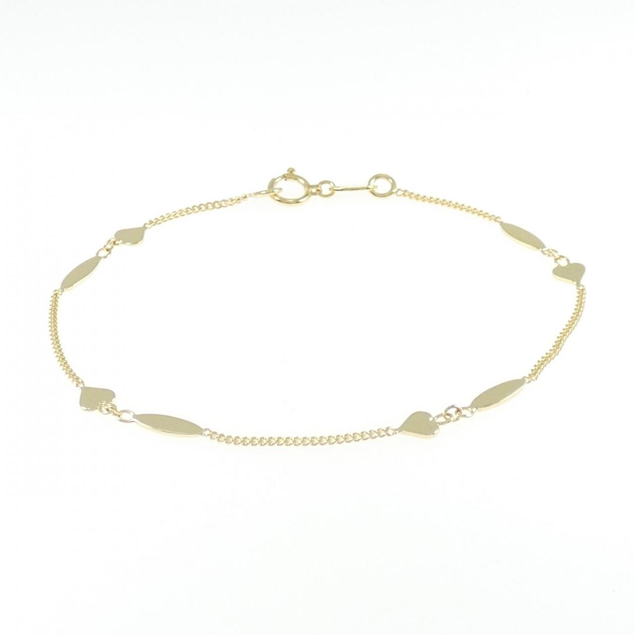 K18YG heart bracelet