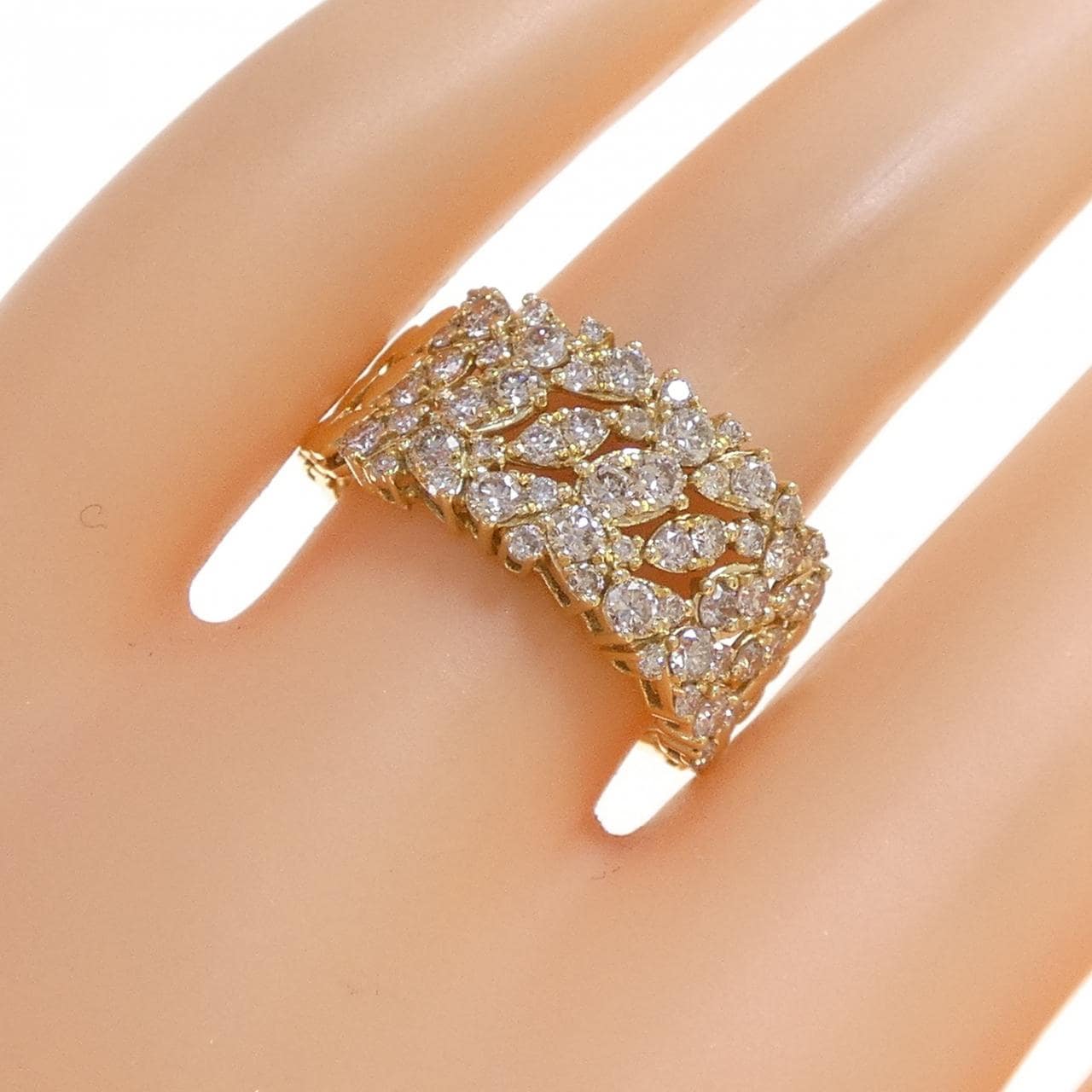 K18YG ダイヤモンド リング 1.00CT