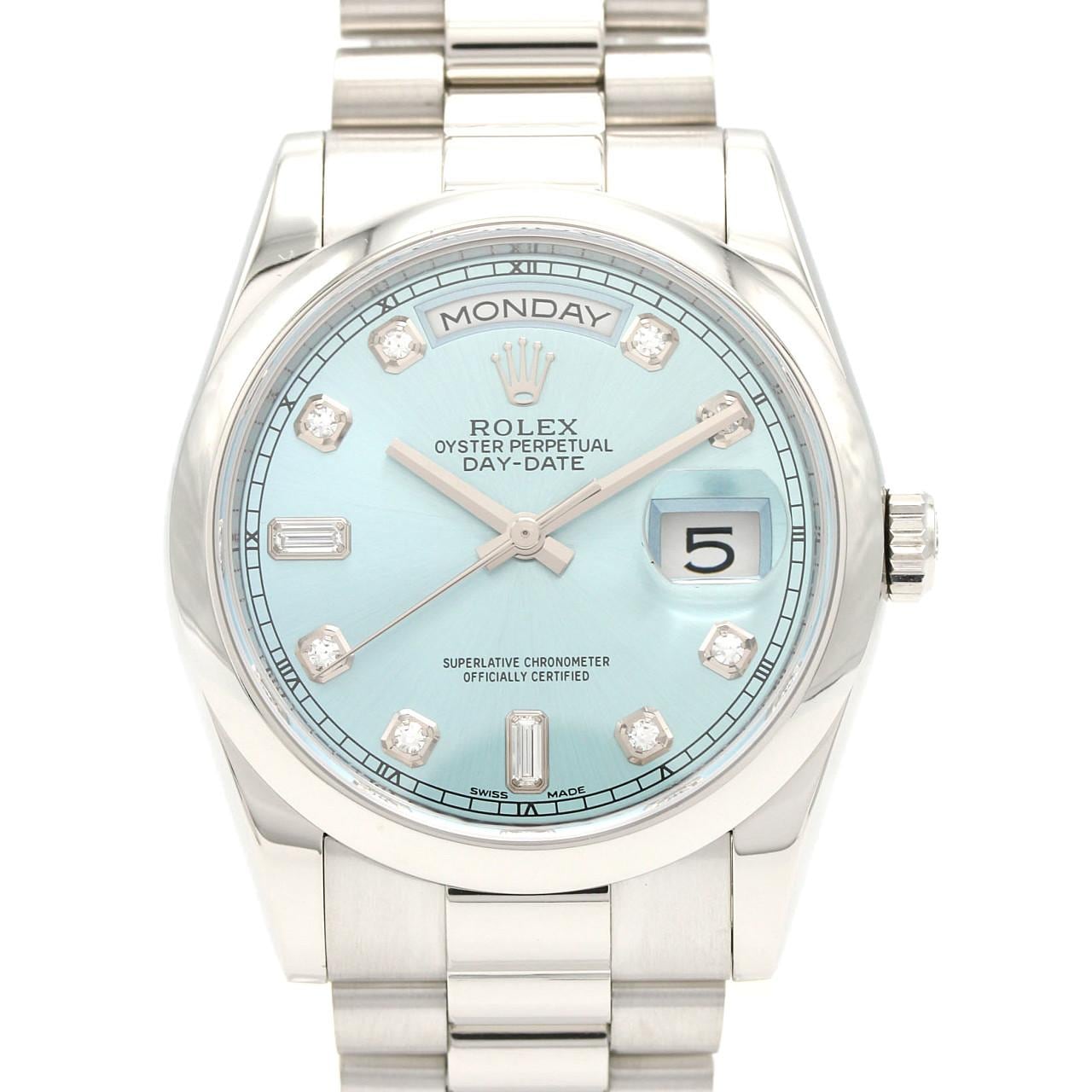 ロレックス デイデイト 118206A PT 自動巻 ランダム番