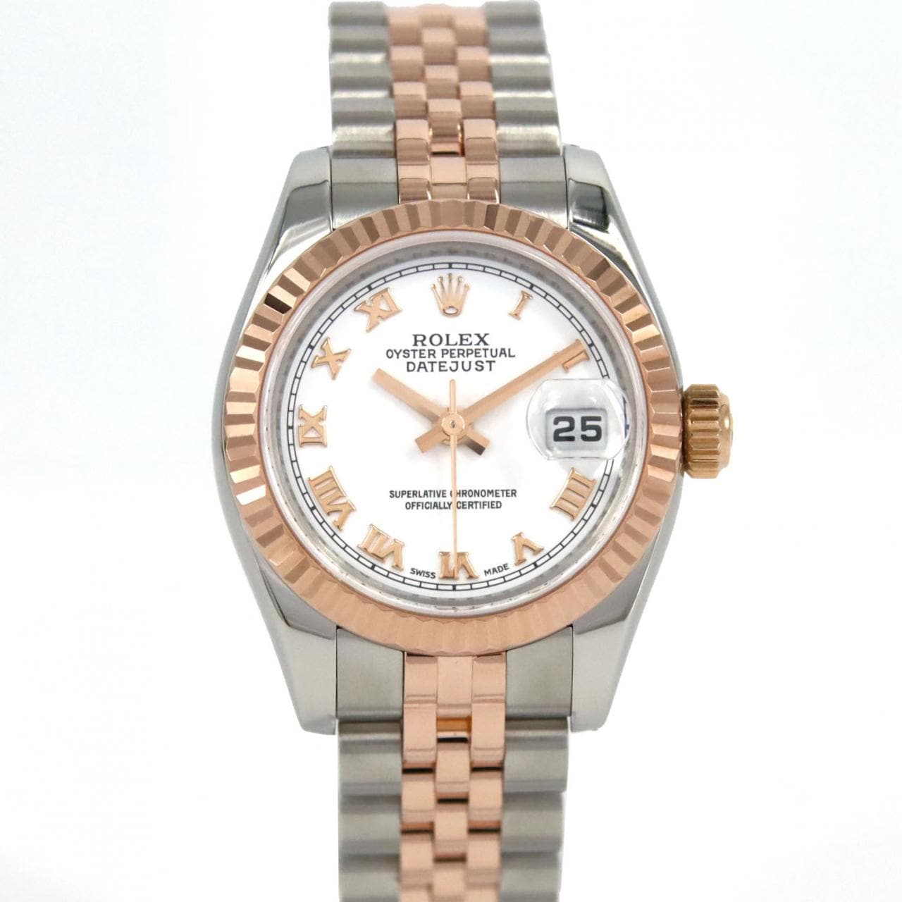 ロレックス デイトジャスト 179171 SSxPG 自動巻 D番