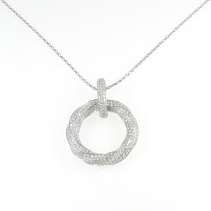 K18WG ダイヤモンド ネックレス 6.50CT