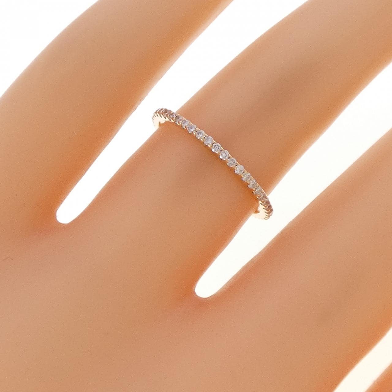 K18PG ダイヤモンド リング 0.19CT