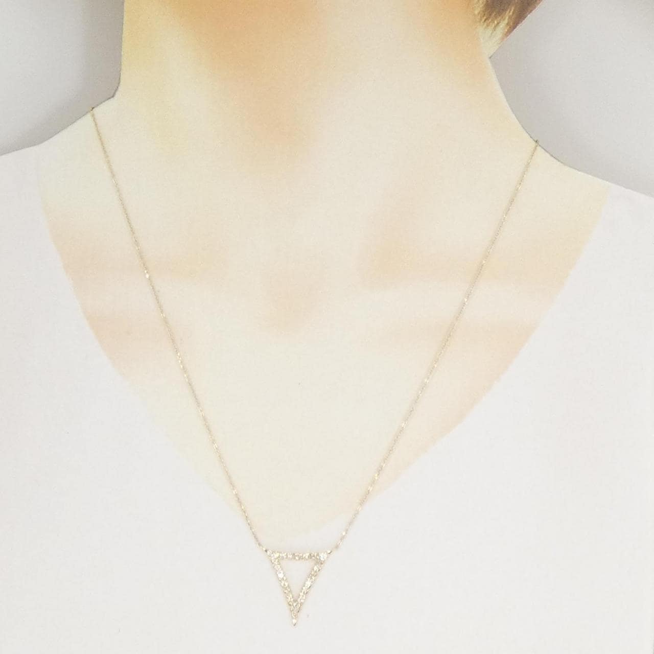 K18YG ダイヤモンド ネックレス 0.50CT