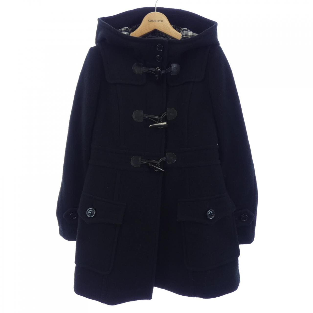 バーバリーブルーレーベル BURBERRY BLUE LABEL E1B08-407-09 ダッフルコート