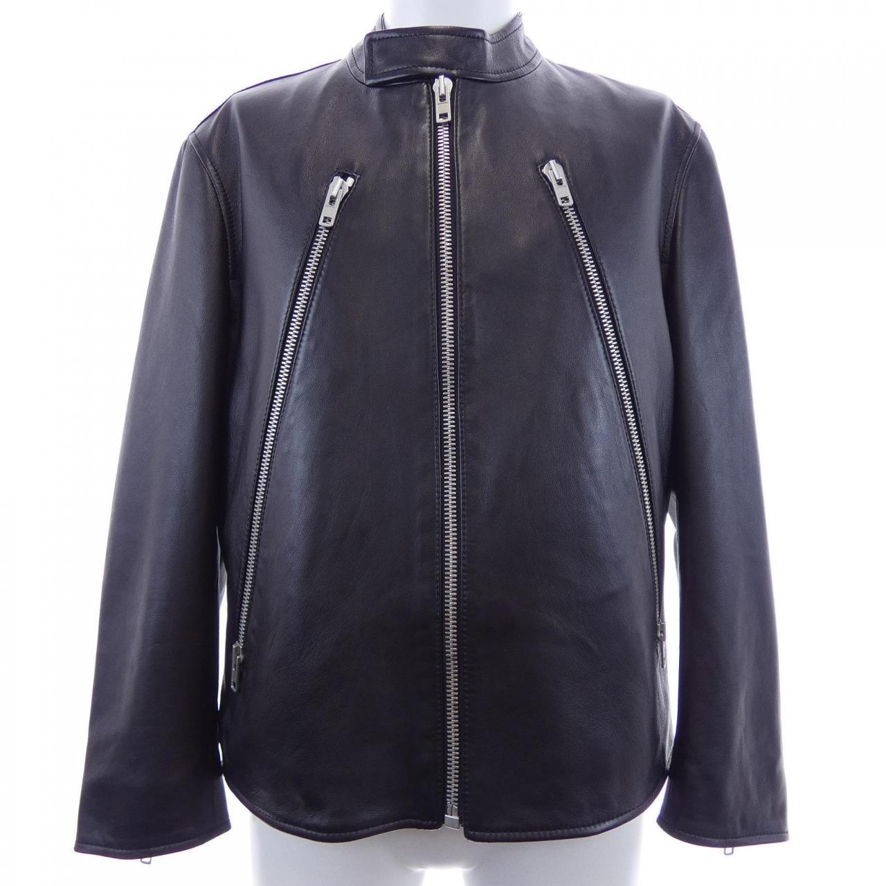 メゾンマルジェラ Maison Margiela ハの字 S50AM0489 レザーライダースジャケット