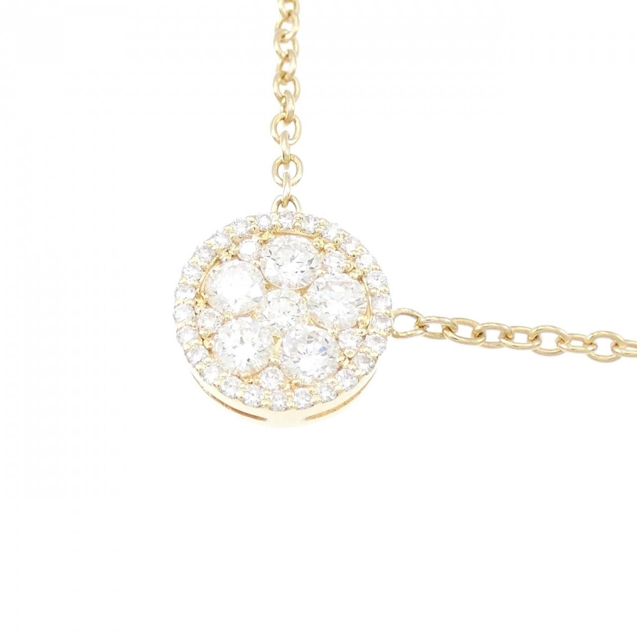 750YG Diamond necklace
