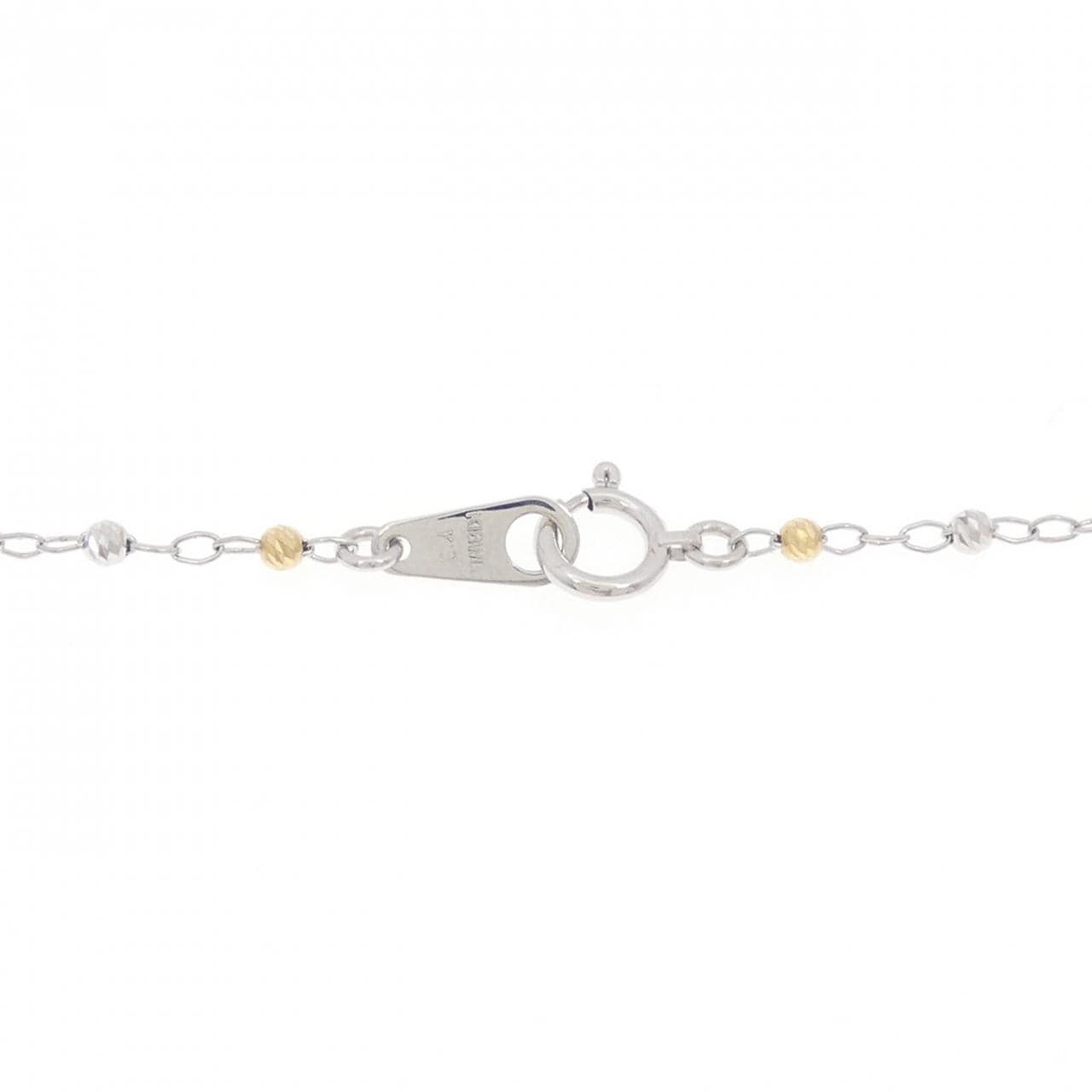 K18スリーカラー ダイヤモンド ネックレス 1.50CT