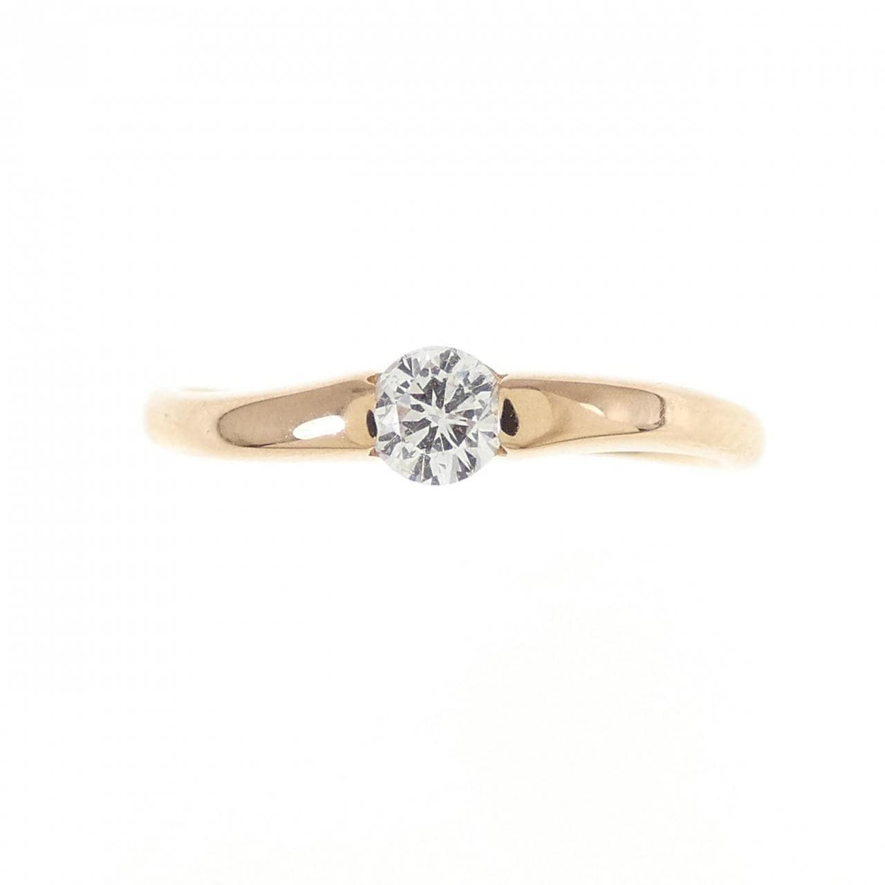 K18PG ダイヤモンド リング 0.20CT