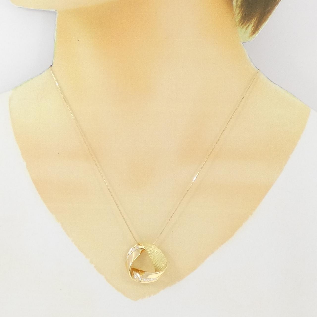 K18YG ダイヤモンド ネックレス 0.184CT