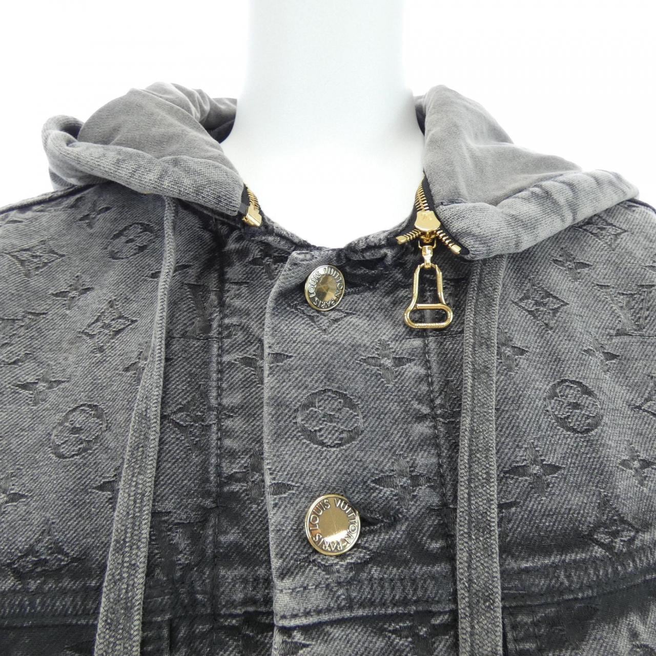 ルイヴィトン LOUIS VUITTON ヴィンテージエフェクトモノグラムデニムジャケット FSJA01YK1 デニムジャケット
