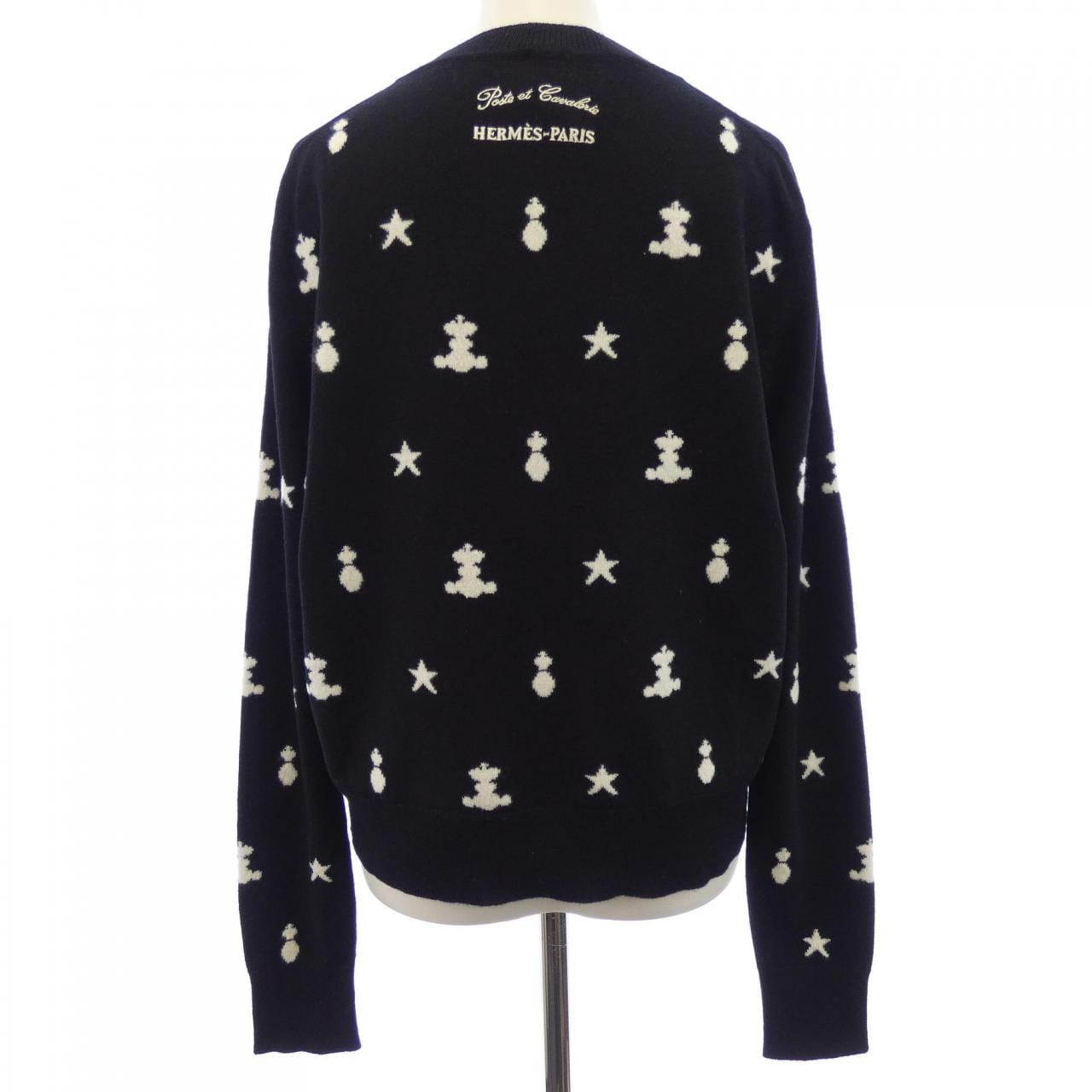 エルメス HERMES POSTE ET CAVALERIE *16-7701. ニット