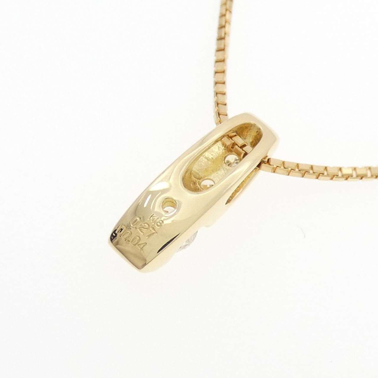 K18YG ダイヤモンド ネックレス 0.27CT