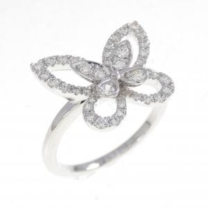 グラフ バタフライ シルエット ミニ リング