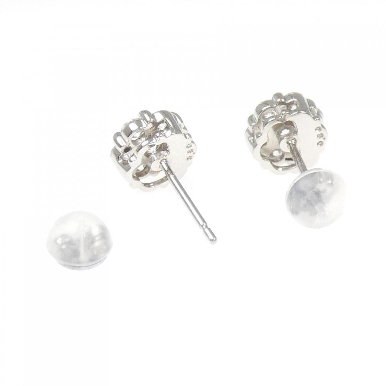 PT900 花形鑽石耳環 1.00 克拉