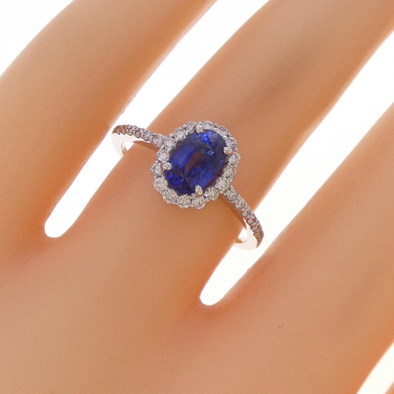 PT900藍寶石戒指1.11CT