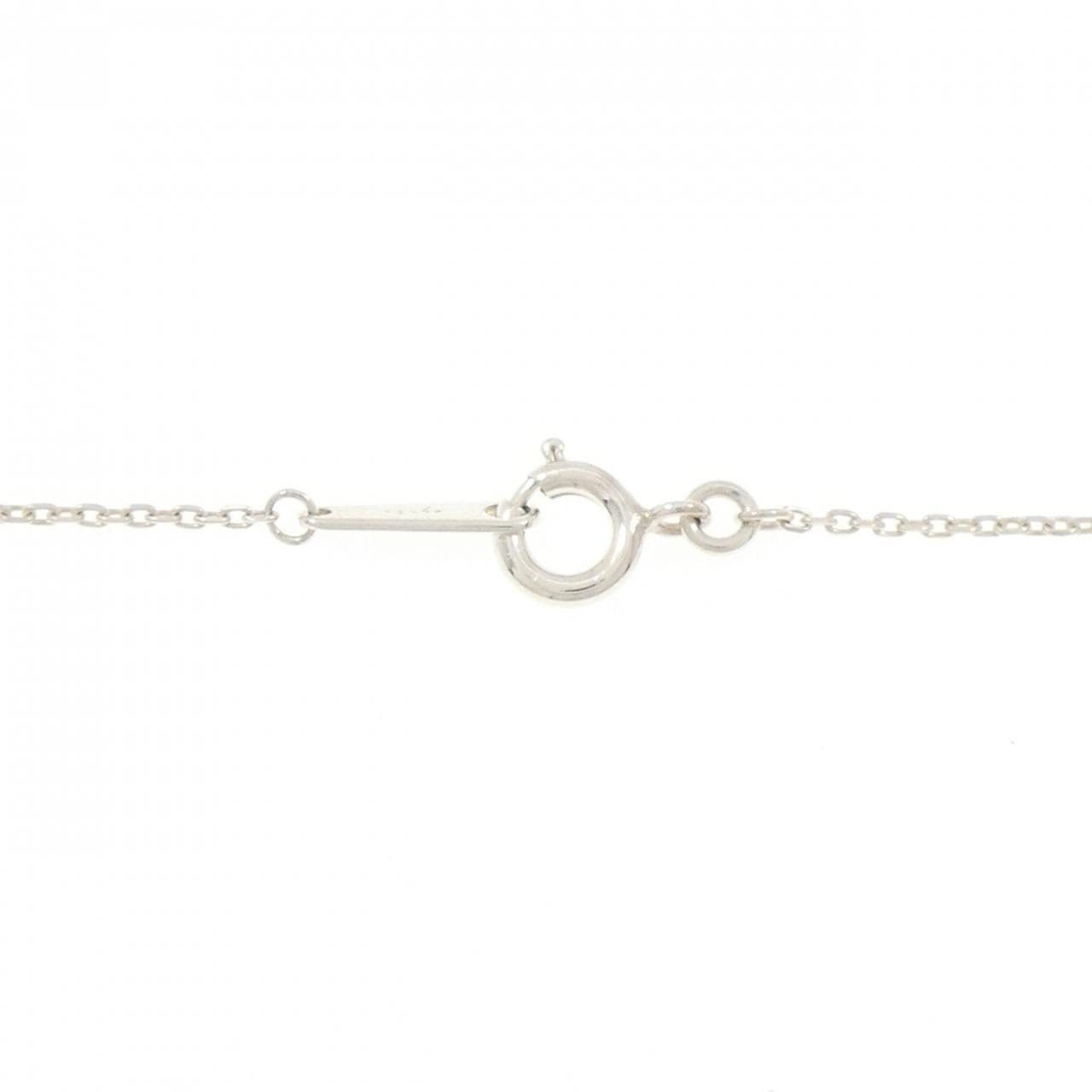 アガット ムーン ダイヤモンド ネックレス 0.05CT