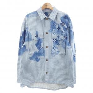 ルイヴィトン LOUIS VUITTON ストライプモノグラムワークウェア HLS05WBX7 デニムジャケット