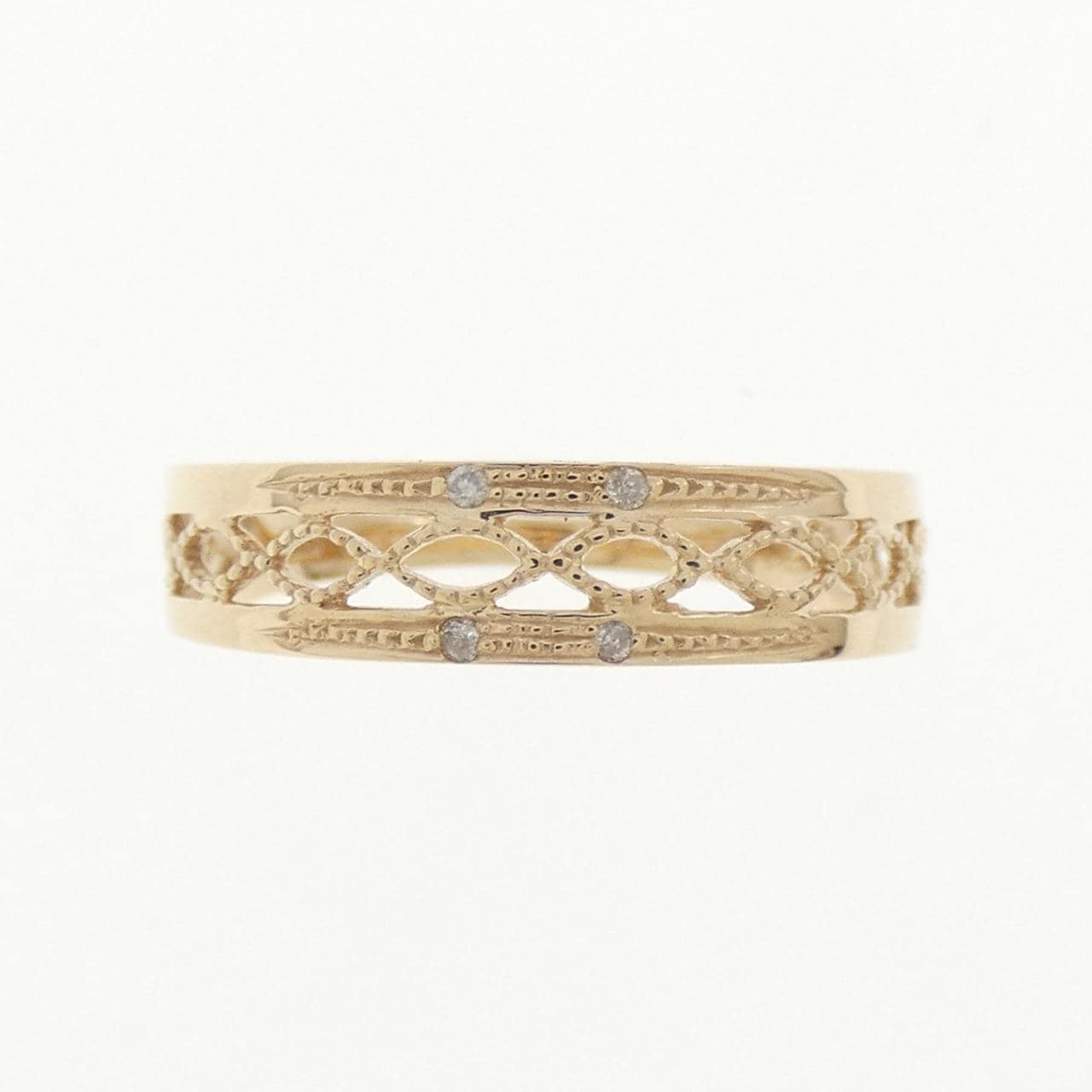 K10PG ダイヤモンド リング 0.02CT