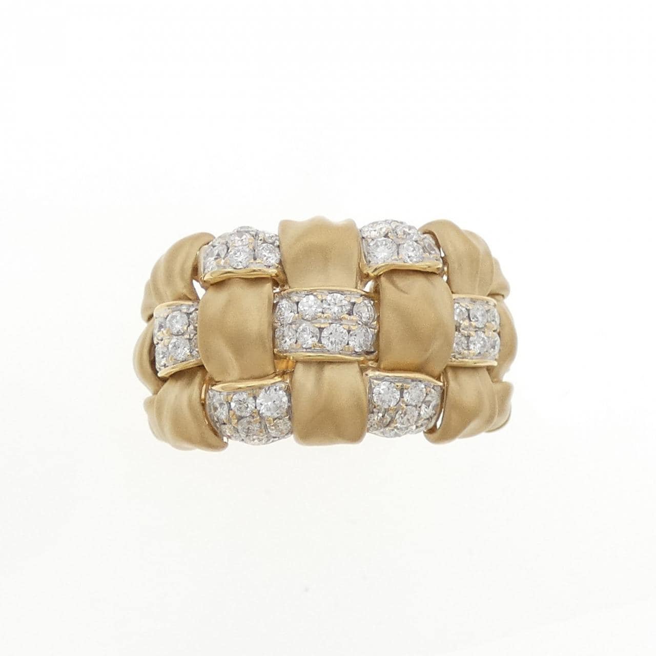 750YG/750WG ダイヤモンド リング 0.83CT