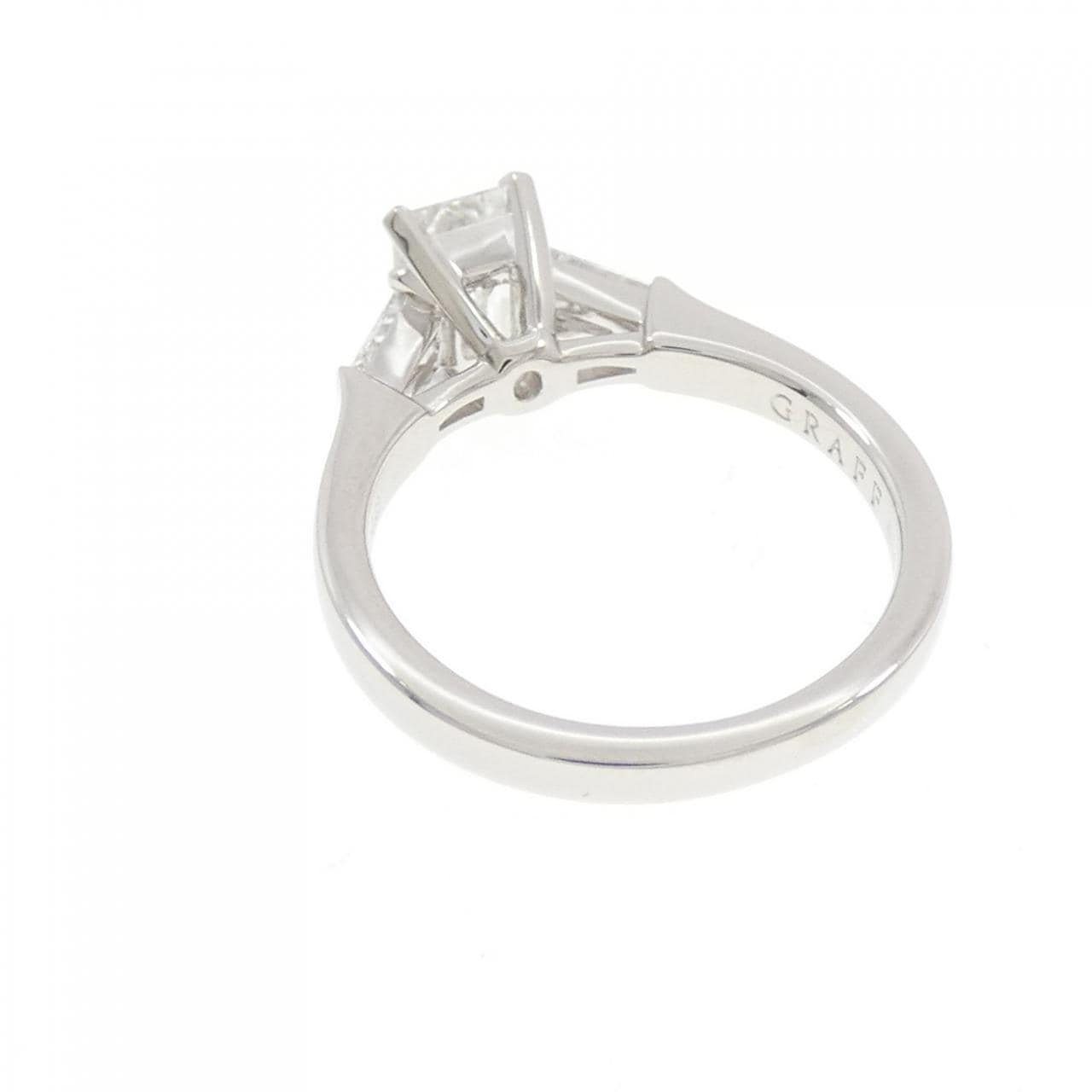 グラフ プロミス リング 0.70CT G VVS2 エメラルドカット