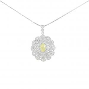 PT Diamond Necklace 0.505CT FIY SI2 Fancy Cut