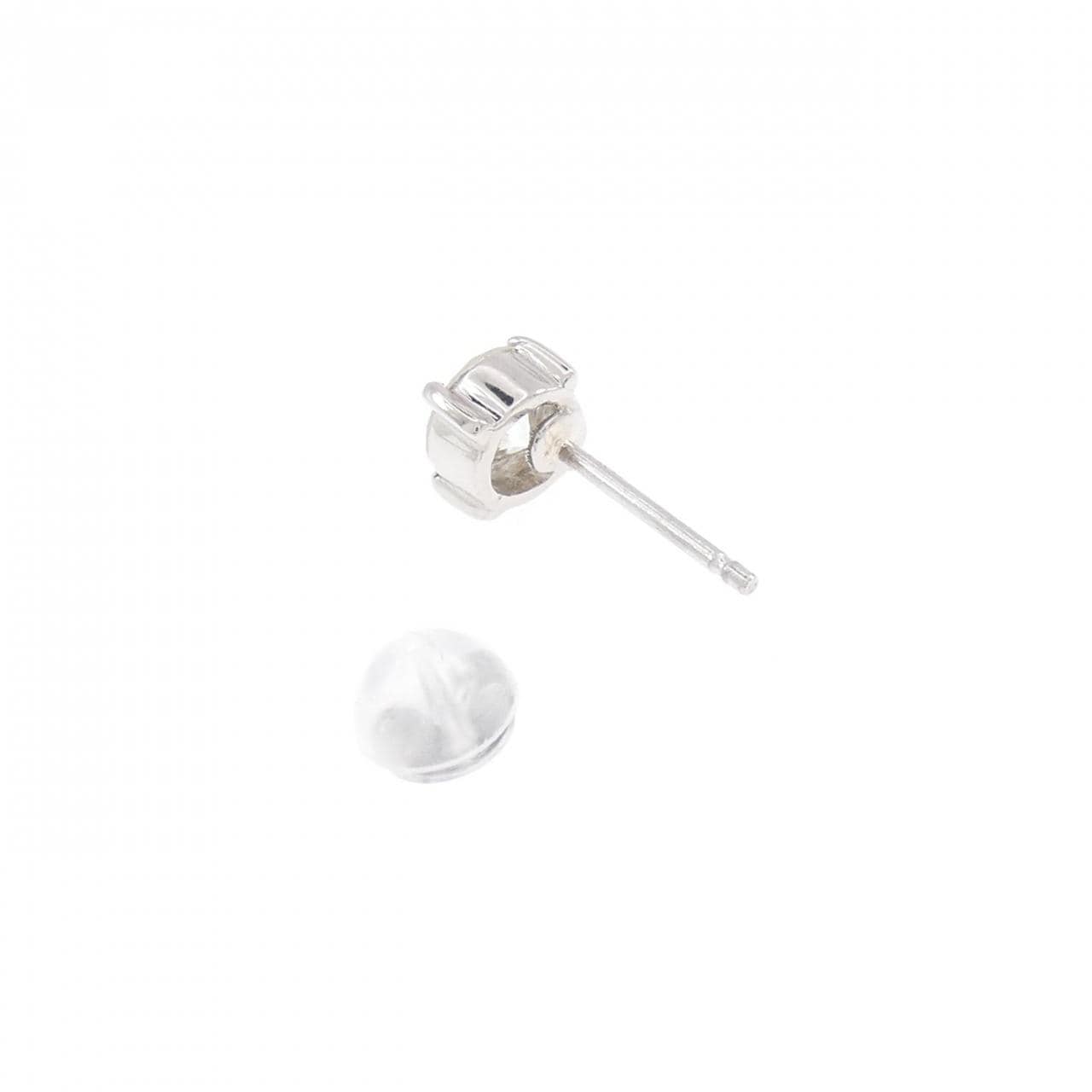 PT900 ダイヤモンド ピアス 0.575CT I SI2 Good 片耳