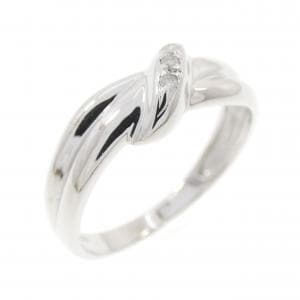 K10WG ダイヤモンド ピンキーリング