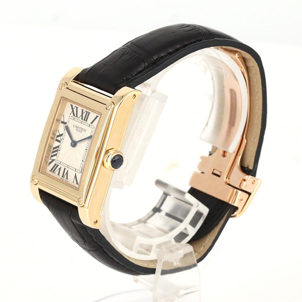 カルティエ タンクアビス CPCP YG W1529451 YG 手巻