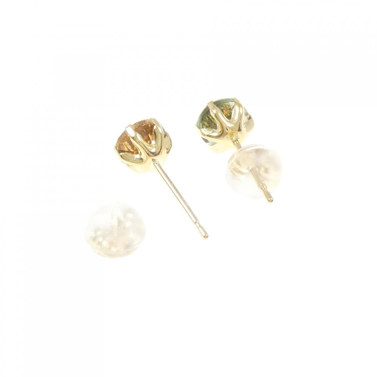 K18YG トルマリン ピアス 1.2CT